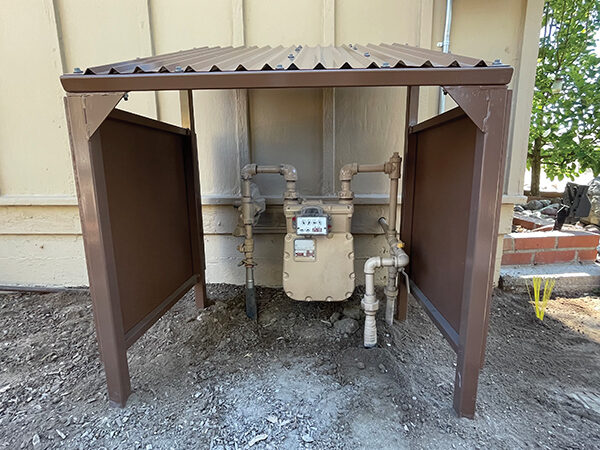 gas meter shelter